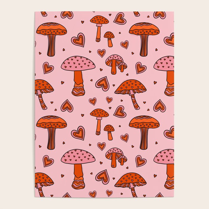 Valentine Mushrooms Poster Gallery Image 4