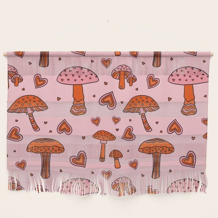 Valentine Mushrooms Wall Hanging Gallery Image 1