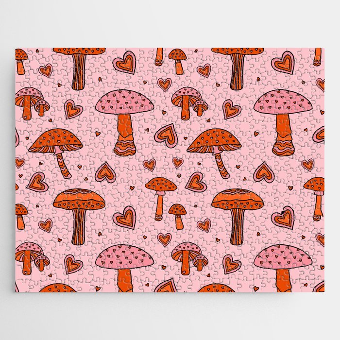 Valentine Mushrooms Jigsaw Puzzle Gallery Image 1