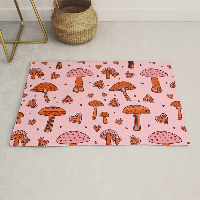 Valentine Mushrooms Rug Gallery Image 1