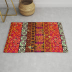 Vintage Hawaii Barkcloth Beachy design 204b Rug Gallery Image 1