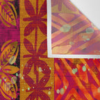 Vintage Hawaii Barkcloth Beachy design 204b Wall Tapestry Gallery Image 3