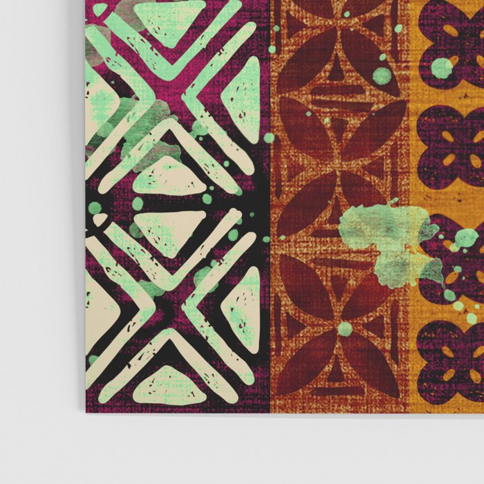 Vintage Hawaii Barkcloth Beachy design 204b Poster Gallery Image 3