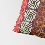 Vintage Hawaii Barkcloth Beachy design 204b Pillow Sham Gallery Image 4