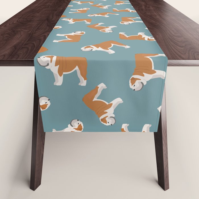 English Bulldog Table Runner Gallery Image 1