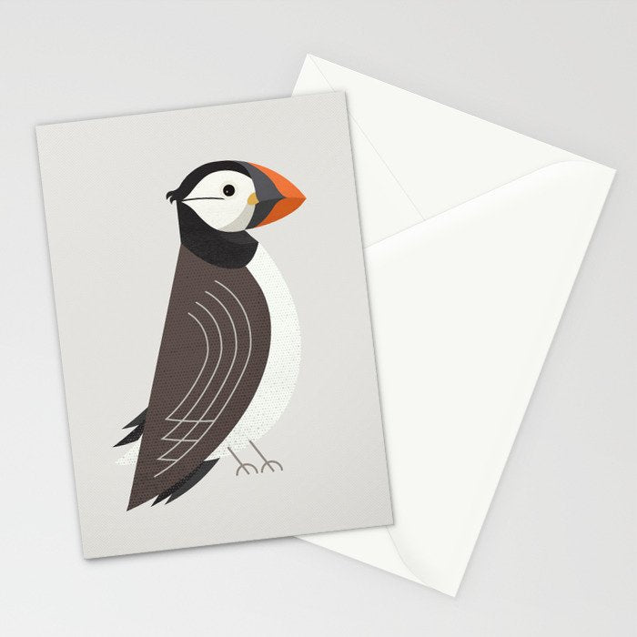 Whimsy Atlantic Puffin Stationery Card Gallery Image 2