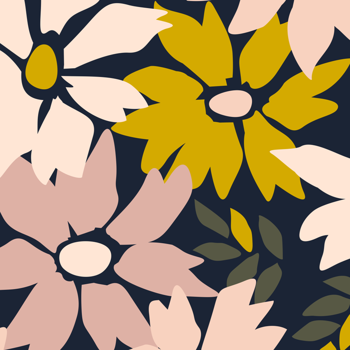 Garden time - bold floral pattern Coffee Mug Gallery Image 2