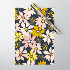 Garden time - bold floral pattern Wrapping Paper Gallery Image 1