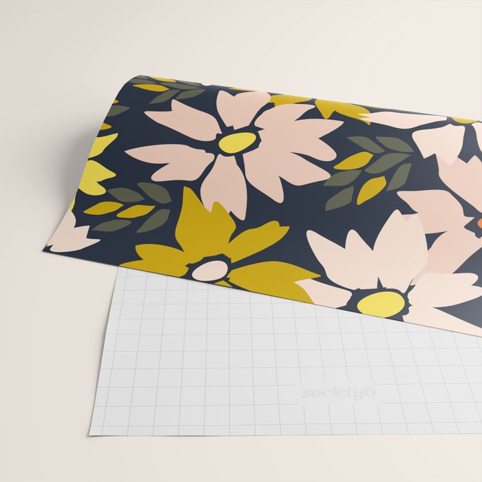 Garden time - bold floral pattern Wrapping Paper Gallery Image 2