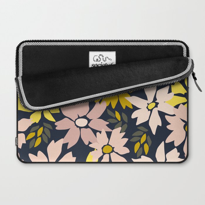 Garden time - bold floral pattern Laptop Sleeve Gallery Image 2