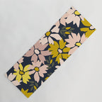 Garden time - bold floral pattern Yoga Mat Gallery Image 1