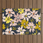 Garden time - bold floral pattern Outdoor Rug Gallery Image 1