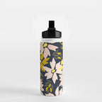 Garden time - bold floral pattern Water Bottle Gallery Image 2