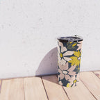 Garden time - bold floral pattern Travel Mug Gallery Image 4