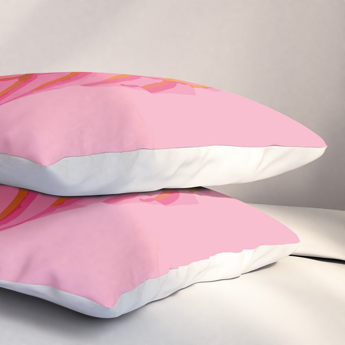 Pink concha bread mexican concha pan dulce mexican food lover Pillow Sham Gallery Image 3