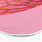 Pink concha bread mexican concha pan dulce mexican food lover Bath Mat Gallery Image 3