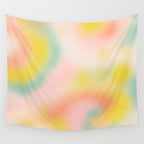 Soft pastel dream space Wall Tapestry Gallery Image 4