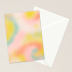 Soft pastel dream space Stationery Card Gallery Image 2