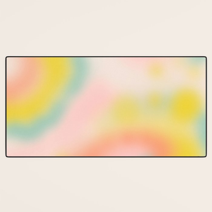 Soft pastel dream space Desk Mat Gallery Image 3