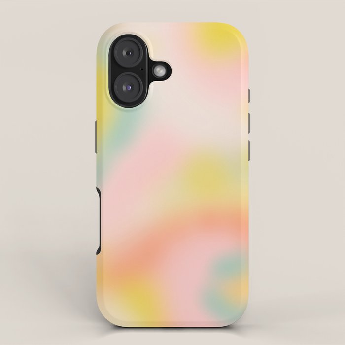Soft pastel dream space iPhone Case Gallery Image 1