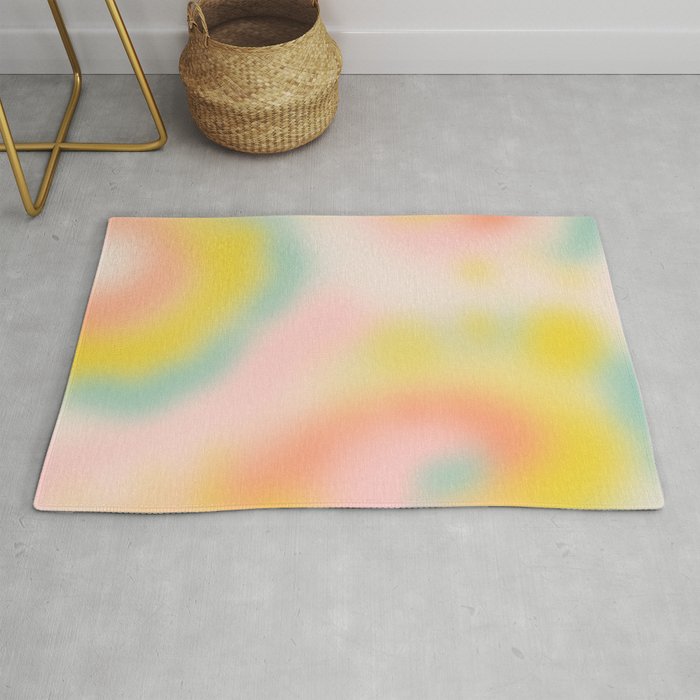 Soft pastel dream space Rug Gallery Image 1