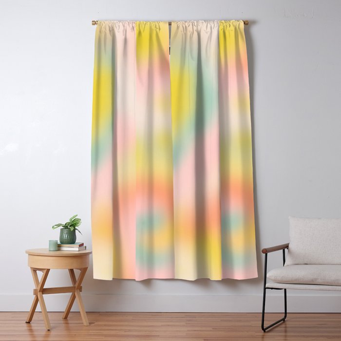 Soft pastel dream space Window Curtain Gallery Image 5