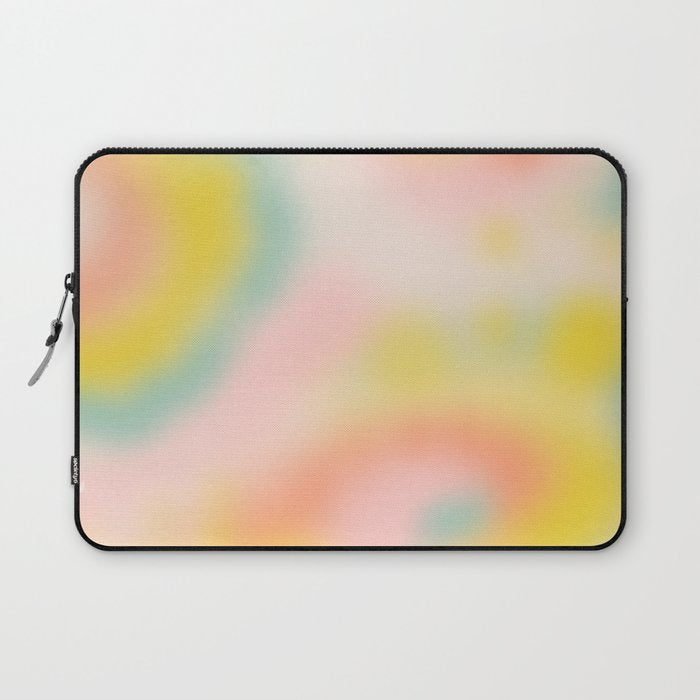 Soft pastel dream space Laptop Sleeve Gallery Image 1