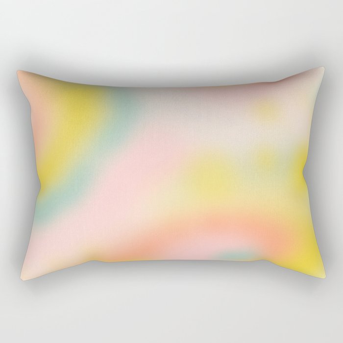 Soft pastel dream space Rectangular Pillow Gallery Image 1