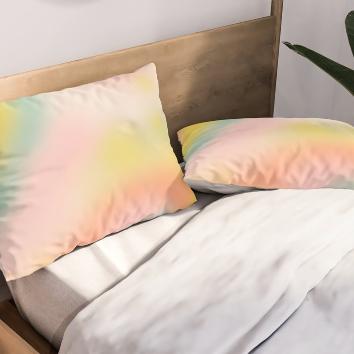 Soft pastel dream space Pillow Sham Gallery Image 2