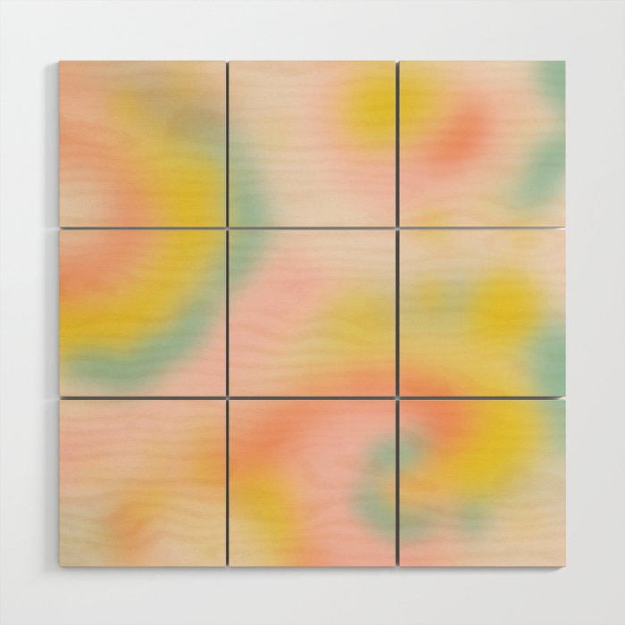 Soft pastel dream space Wood Wall Art Gallery Image 1