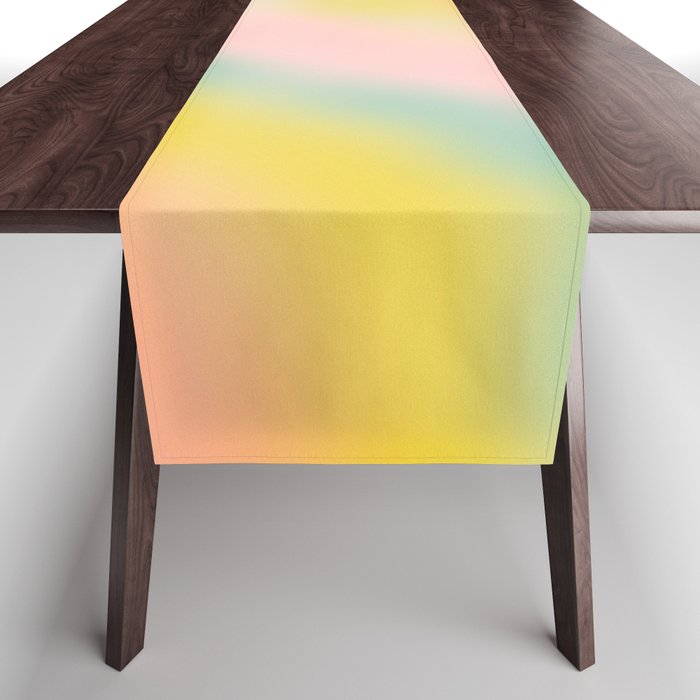 Soft pastel dream space Table Runner Gallery Image 1