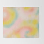 Soft pastel dream space Throw Blanket Gallery Image 2