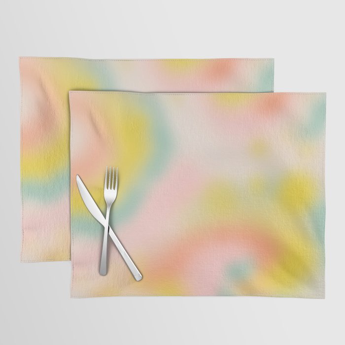 Soft pastel dream space Placemat Gallery Image 1