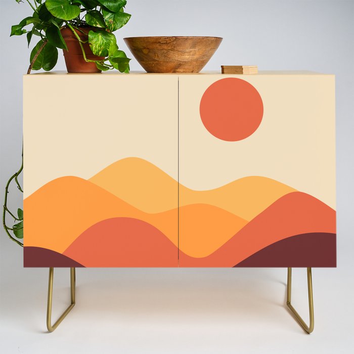 Geometric Landscape 21 Credenza Gallery Image 1