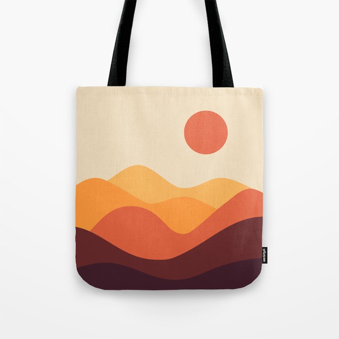Geometric Landscape 21 Tote Bag Gallery Image 1