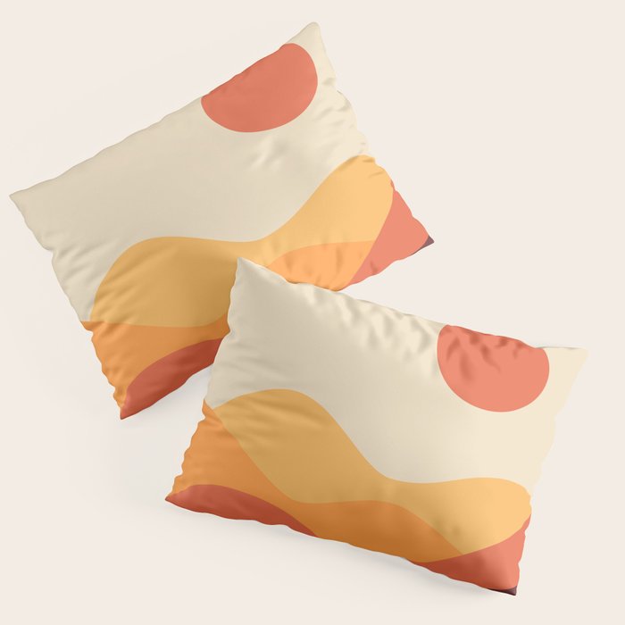 Geometric Landscape 21 Pillow Sham Gallery Image 3