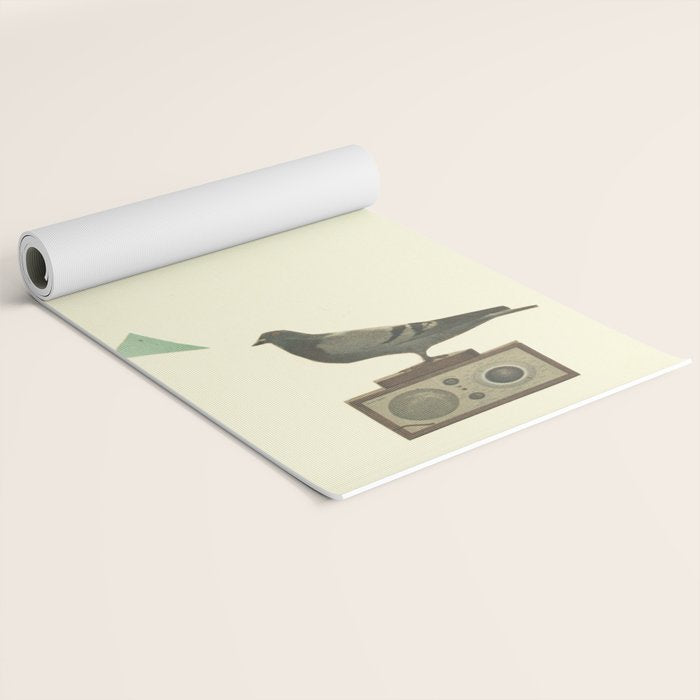 Pigeon Radio Yoga Mat Gallery Image 2