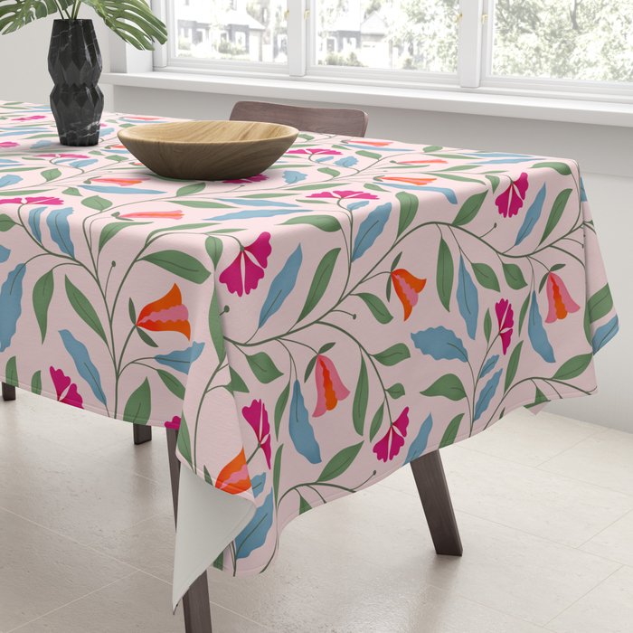 Floral Play - Vintage-Inspired Pattern Tablecloth Gallery Image 3