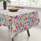 Floral Play - Vintage-Inspired Pattern Tablecloth Gallery Image 3