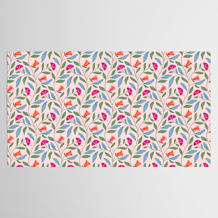 Floral Play - Vintage-Inspired Pattern Tablecloth Gallery Image 2