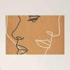 Abstract Face 15 Welcome Mat Gallery Image 1