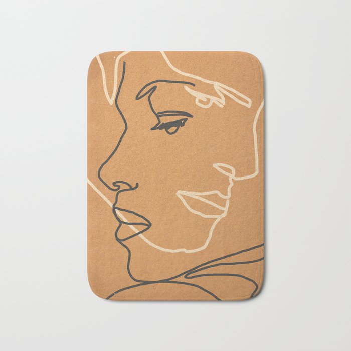 Abstract Face 15 Bath Mat Gallery Image 1