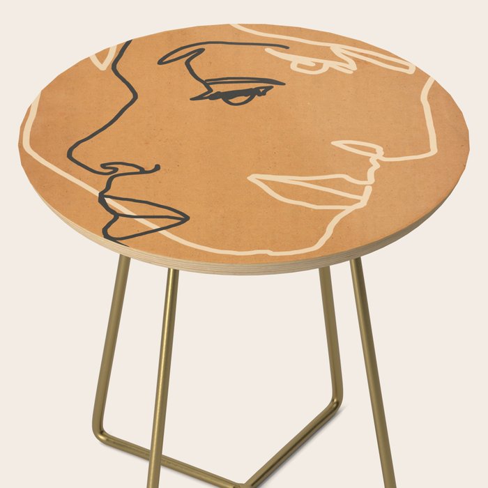 Abstract Face 15 Side Table Gallery Image 2