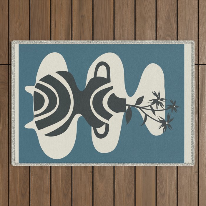 Vase of Tranquility 5 Outdoor Rug Gallery Image 1