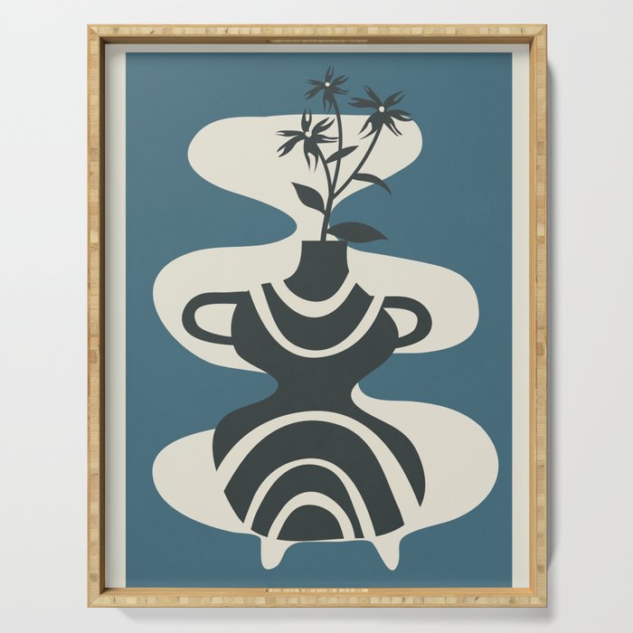 Vase of Tranquility 5 Serving Tray Gallery Image 1