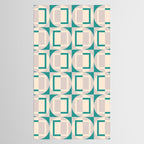 Mid Century Modern Geometric Fusion Tablecloth Gallery Image 2