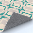 Mid Century Modern Geometric Fusion Rug Gallery Image 4