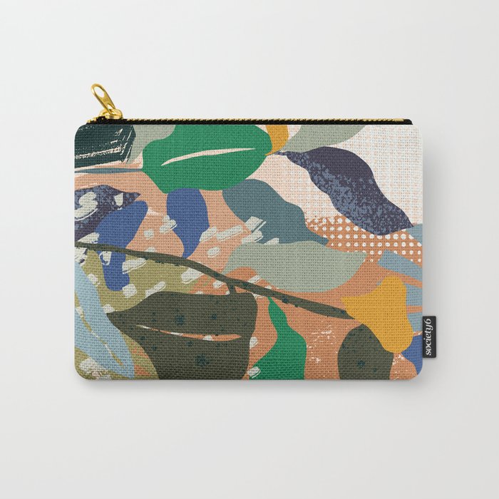 Abstract autumn branch close up  Carry All Pouch Gallery Image 1