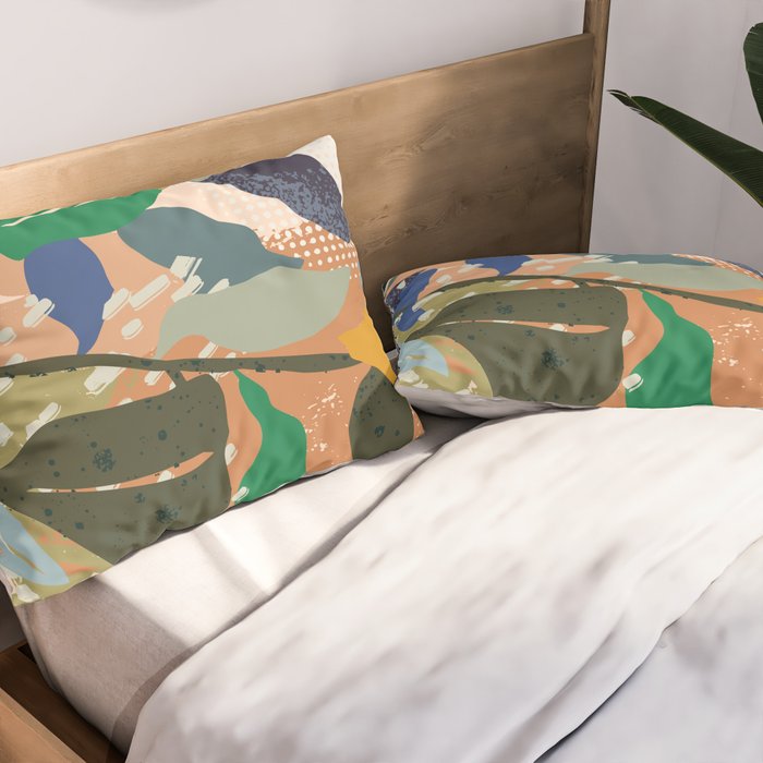Abstract autumn branch close up  Pillow Sham Gallery Image 2