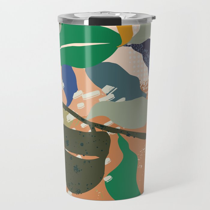 Abstract autumn branch close up  Travel Mug Gallery Image 1